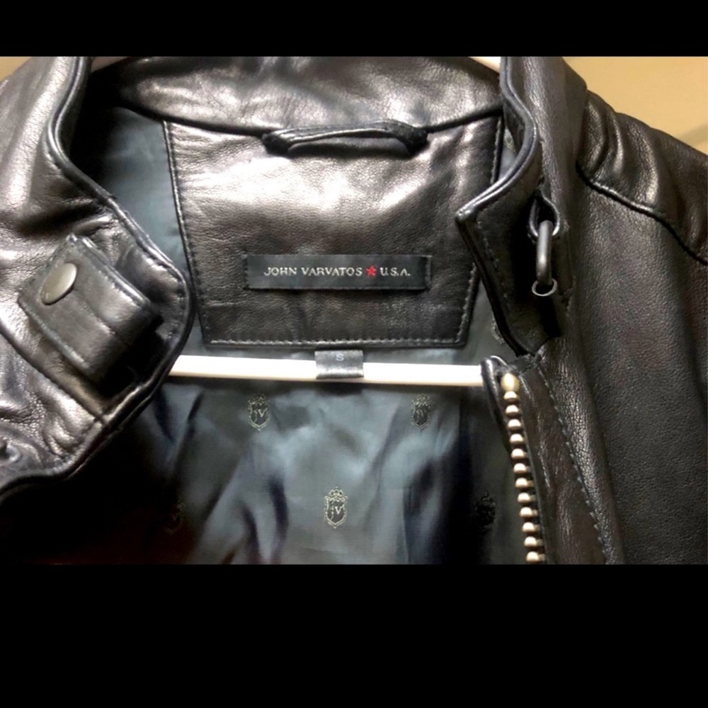 Authentic John Varvatos leather jacket